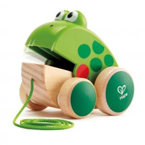 Pull along Frog