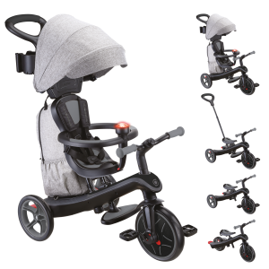 EXPLORER TRIKE 4in1 DELUXE PLAY - black gray