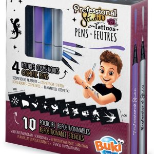 Feutres tattoos - argent